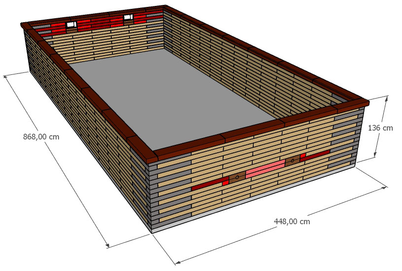 Pisciz 870 enterree, semi-enterree