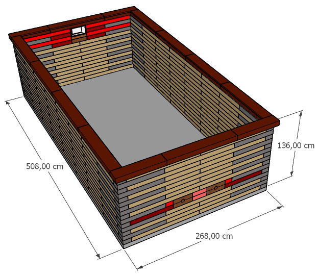 Pisciz N510 enterree, semi-enterree