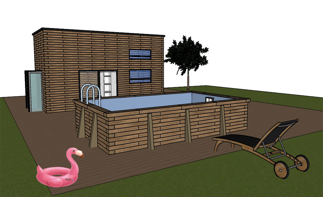 Pisciz pose 1/3 enterrée