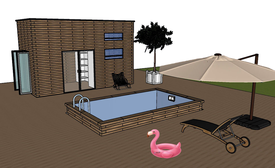 Pisciz pose 2/3 enterrée