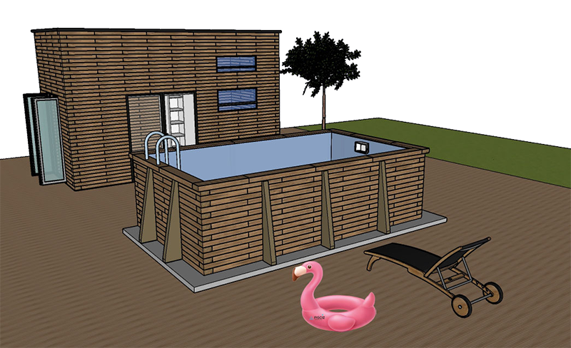 Pisciz en pose hors-sol